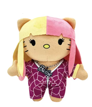 HypeKitty Nicki Minaj z kolorowymi włosami