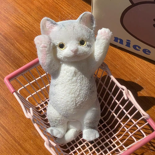 Plastic Anti-Stress Cat 20x10 cm