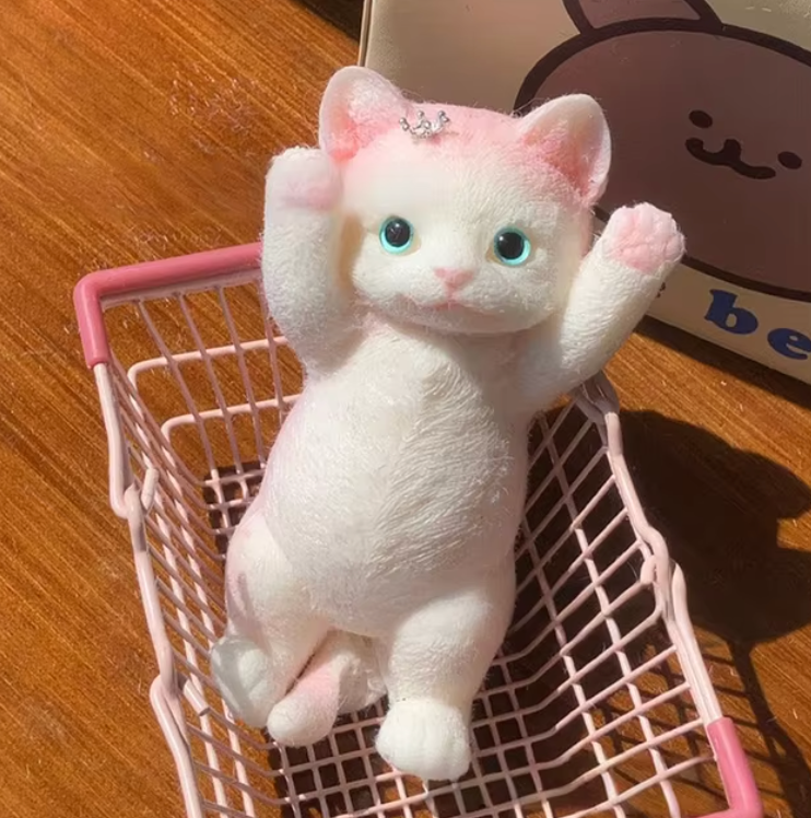 Plastic Anti-Stress Cat 20x10 cm