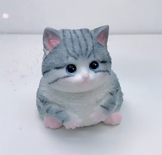 Fat Plastic Anti-Stress Cat