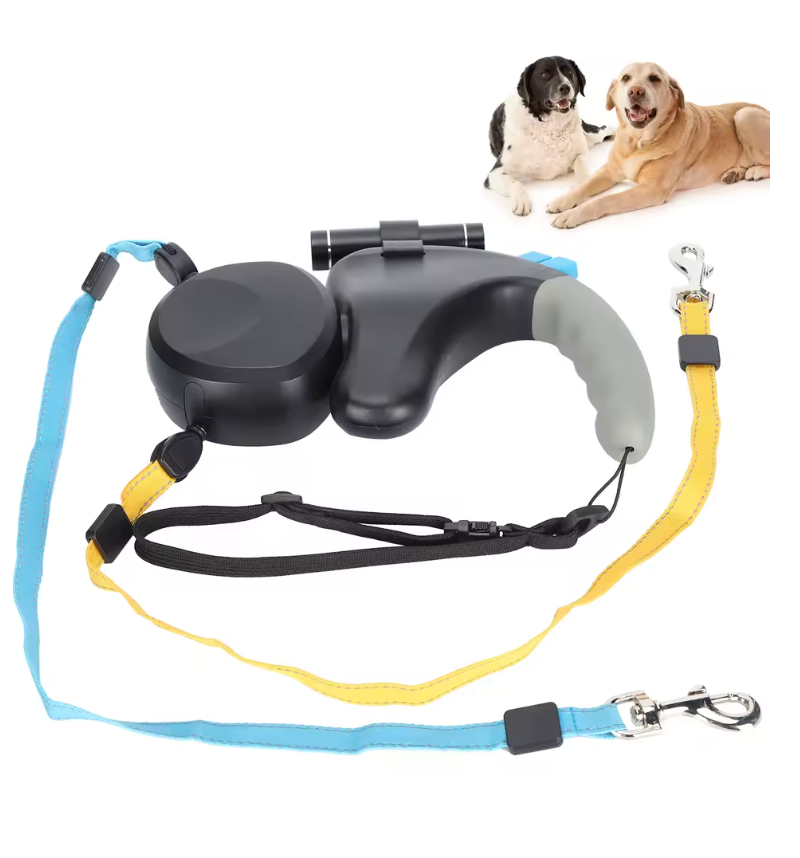 Smycz Obrotowa dla Dwóch Psów - MyWalkingLeash Premium