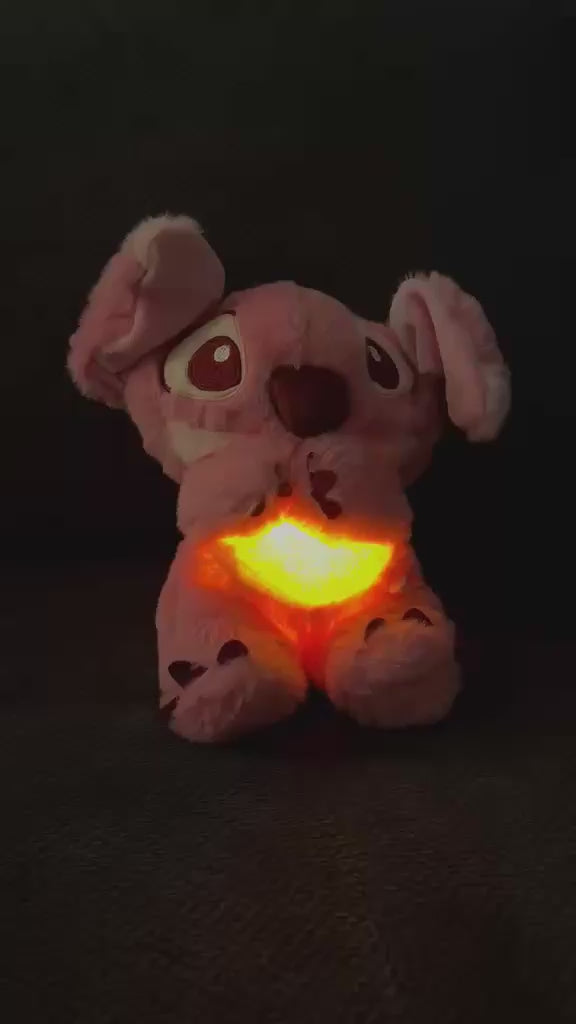 Oddychający Lilou Stitch Różowy